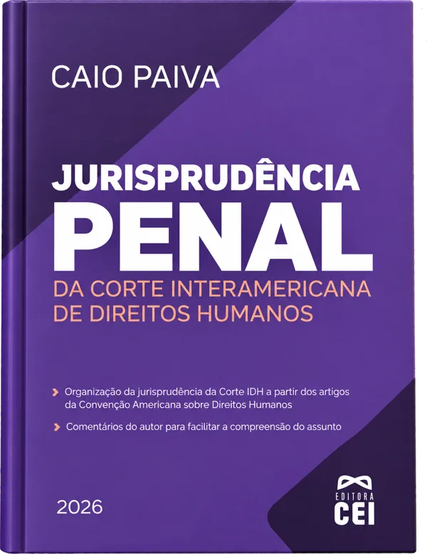 Capa do livro Jurisprudência Penal da Corte Interamericana de Direitos Humanos, de Caio Paiva